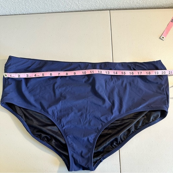 Lands' End Full Coverage Tummy Control High Waist Bikini Bottom Size 22W - Picture 2 of 3